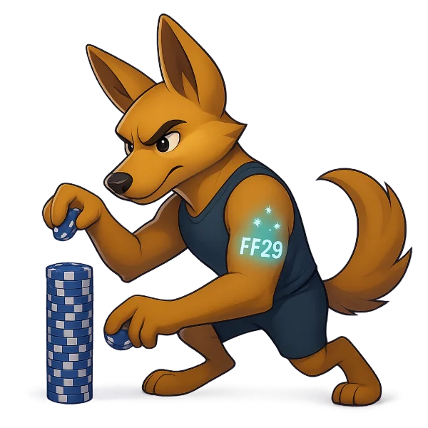 Games available from FF29 Casino